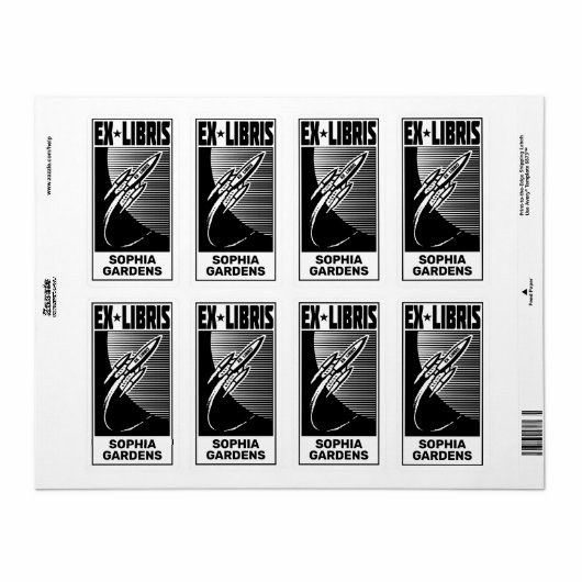 Space Age Ex Libris (Vorne)