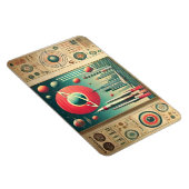Space Age Interplanetary Coordinates Alien Relic Magnet (Rechte Seite)