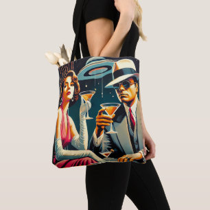 Space Age Las Vegas Gangster Martini Party Tasche