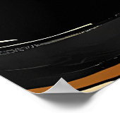 Space Age Las Vegas Martini Gangster Party Poster (Ecke)