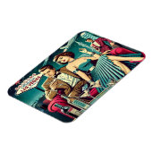 Space Age Las Vegas Martini Party Magnet (Linke Seite)