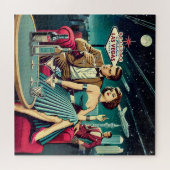 Space Age Las Vegas Martini-Party Puzzle (Horizontal)