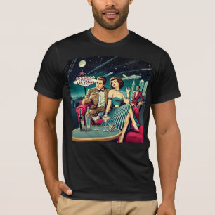 Space Age Las Vegas Martini-Party T-Shirt