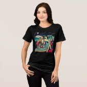 Space Age Las Vegas Martini Party Tri-Blend Shirt (Vorderseite voll)