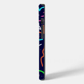 Space Age Maze Abstrakt Print Case-Mate iPhone Hülle (Rückseite / Links)