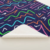 Space Age Maze Abstrakt Print Sherpadecke (3/4)