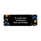 Space Age Retro mehrfarbiges Muster (Vorne)