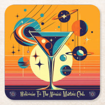 Space Age Willkommen im Atomi Martini Club