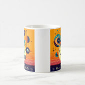 Space Age Willkommen im Atomic Martini Club Kaffeetasse (Mittel)