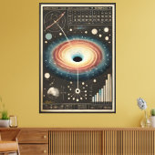 Space Age Wormhole Diagram Leinwanddruck (Insitu (Wohnzimmer))