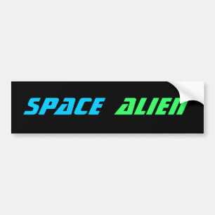 SPACE ALIEN AUTOAUFKLEBER