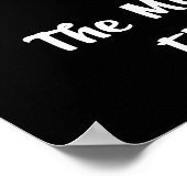 Space Alien Bigfoot Verschwörungsgeheimnis gelöst Poster (Ecke)