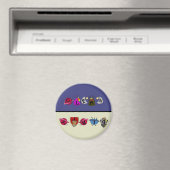 Space Alien Clean Dirty Dishwasher Magnet (In Situ (Geschirrspüler))