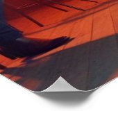 Space Alien Dancing with Cowgirl = Cowboys Watchin Poster (Ecke)