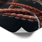 Space Alien Femail Octopus Geige spielen Poster (Ecke)