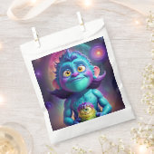 Space Alien & Friend Geschenktütchen (Ausgeschnitten)