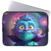 Space Alien & Friend Laptopschutzhülle (Vorderseite)