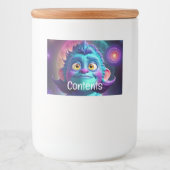 Space Alien & Friend Lebensmitteletikett (Vorderseite)