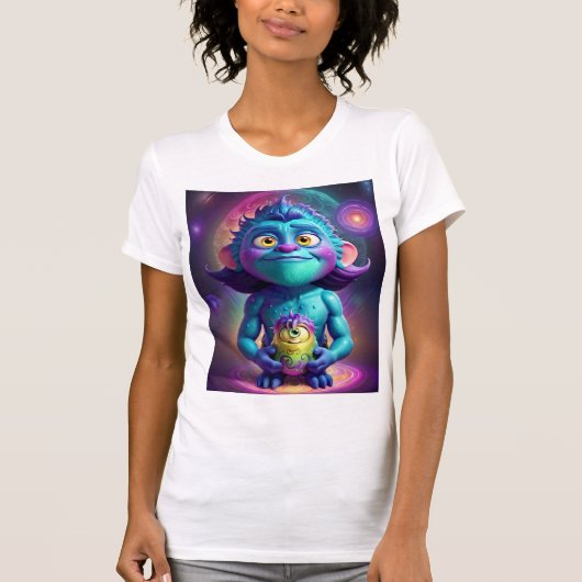Space Alien & Friend T-Shirt (Vorderseite)