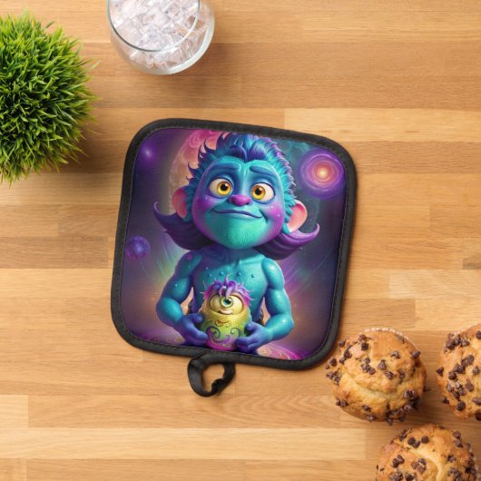 Space Alien & Friend Topflappen (Oben Unten)