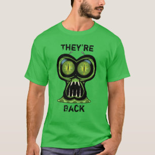 Space Alien Men's Basic Dark T - Shirt