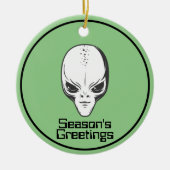 Space Alien Sci Fi Extraterrestrial UFO Ornament (Vorne)