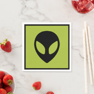 Space Alien Sci Fi Extraterrestristriale Cocktail Serviette