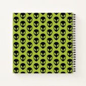 Space Alien Science Fiction Extraterrestrial Notizblock (Rückseite)