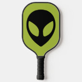 Space Alien Science Fiction Extraterrestrial Pickleball Schläger (Rückseite)