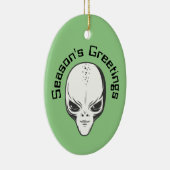 Space Alien Science Fiction Ufology Ornament (Rechts)