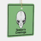 Space Alien UFO Sci Fi Keramikornament (Rechts)