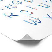 Space Alphabet Poster (Ecke)