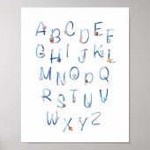 Space Alphabet Poster (Vorne)