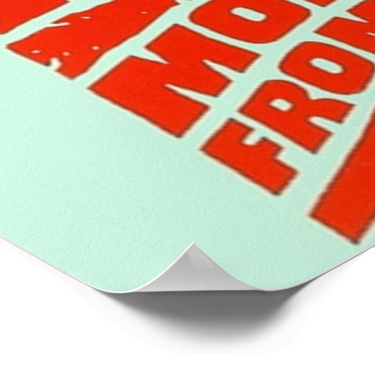 Space Amoeba Poster (Ecke)