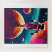 Space and astronaut Puzzle (Horizontal)