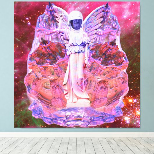Space Angel Leinwanddruck (Insitu (Holzboden))