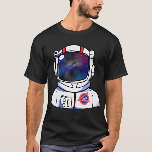Space Anzug T-Shirt (Vorderseite)