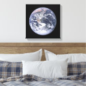 SPACE ART #15 Earth Leinwanddruck (Insitu (Schlafzimmer))