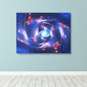 SPACE ART #18 Black Hole Leinwanddruck (Insitu (Holzboden))