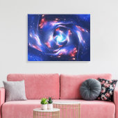 SPACE ART #18 Black Hole Leinwanddruck (Insitu (Wohnzimmer))