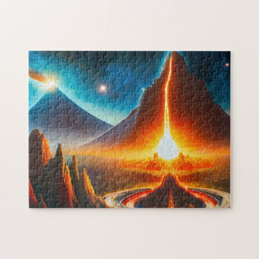 Space Art 1 Leichte Hirnkunst Puzzle Foto Puzzles (Horizontal)