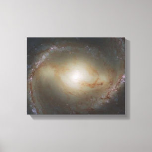 SPACE ART #24 Barred Spiral Galaxy Leinwanddruck