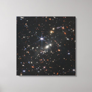 SPACE ART #40 Galaxy Cluster Leinwanddruck