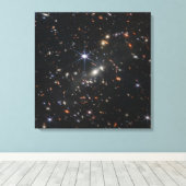 SPACE ART #40 Galaxy Cluster Leinwanddruck (Insitu (Holzboden))