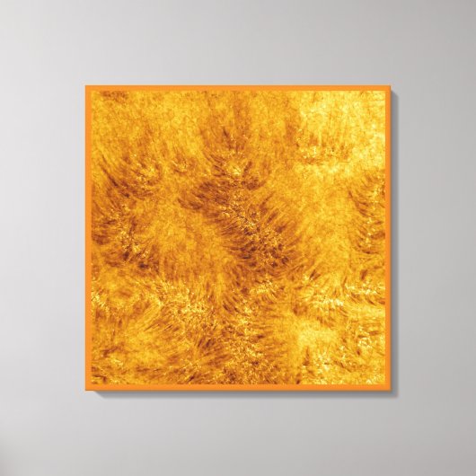 SPACE ART #42 Sun's Face Leinwanddruck (Vorderseite)