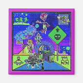 SPACE ART Magnet (Vorne)