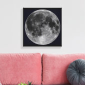 SPACE ART Nr. 22 unseres MOONS Leinwanddruck (Insitu (Wohnzimmer))