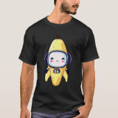 Space Astronaut Banana Robot T-Shirt (Vorderseite)