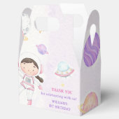 Space Astronaut Birthday Party Fevor Box Geschenkschachtel (Geöffnet)