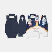 Space Astronaut Birthday Party Fevor Box Geschenkschachtel (Ungefaltet)